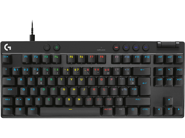 Logitech Gaming-toetsenbord Pro X Tkl Rapid Rgb Azerty Zwart (920-013229 )