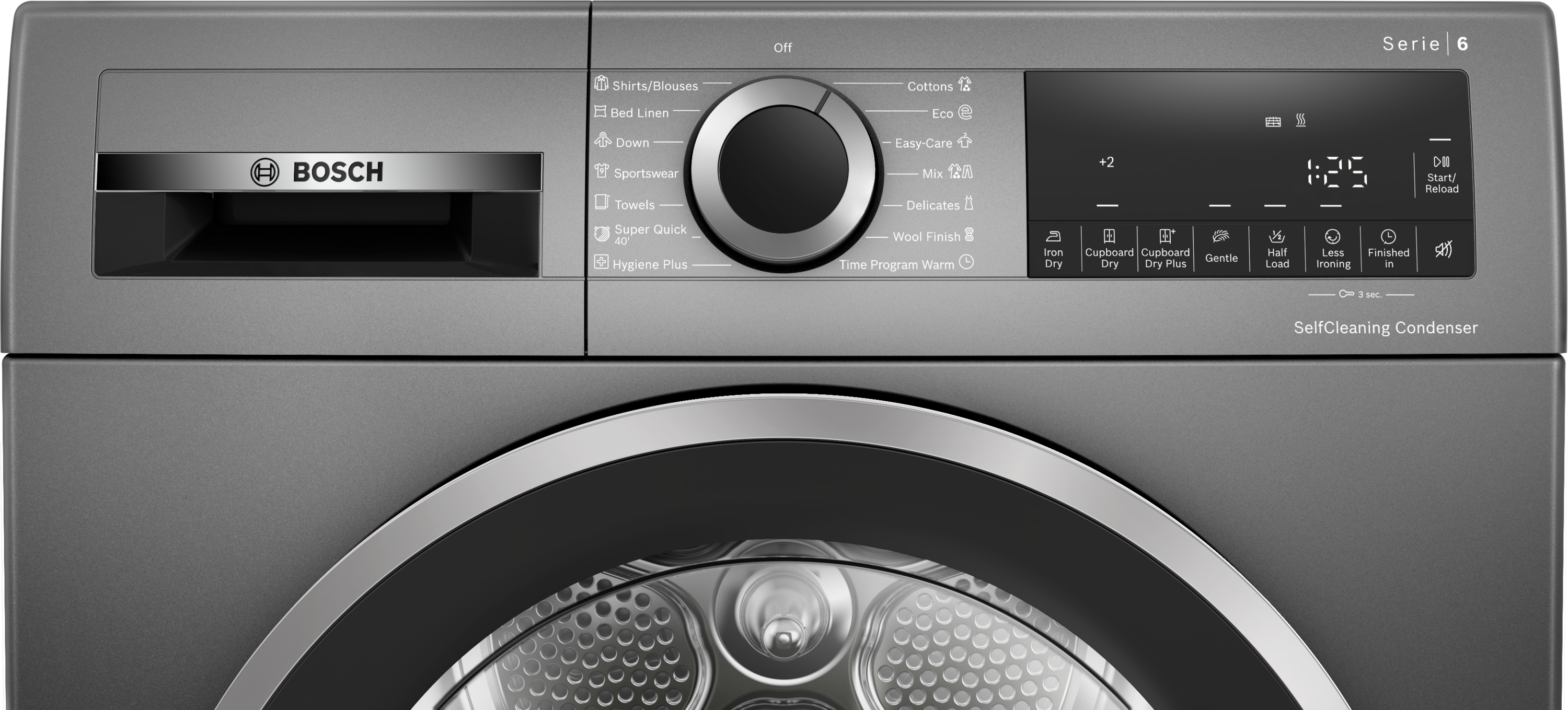 BOSCH Warmtepomp droogkast A+++ (WQG235DREU)