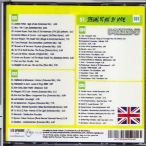 CD-Hülle mit Text und einer Union Jack Flagge auf gelb-weißem Hintergrund.