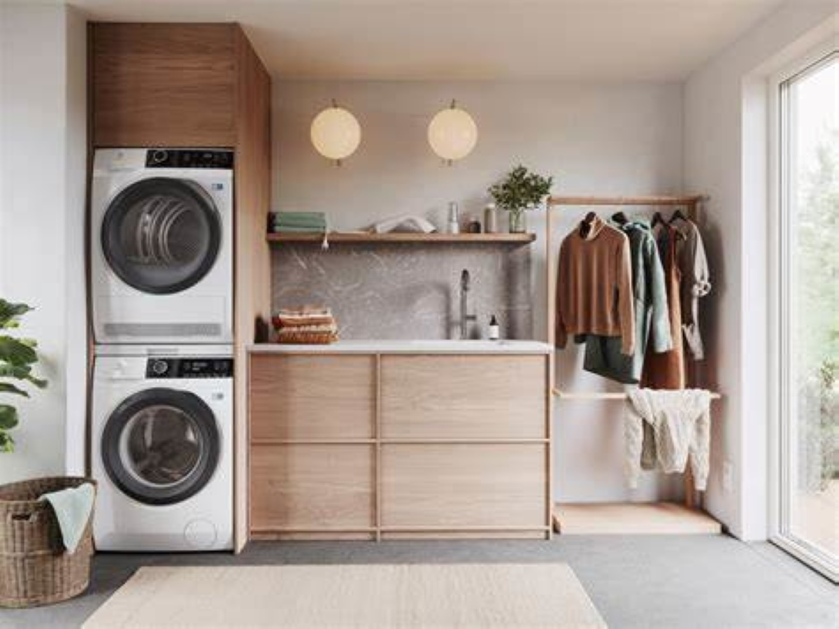 Widok z tyłu niebieskiego miksera audio z portami XLR i innymi wejściami audio.