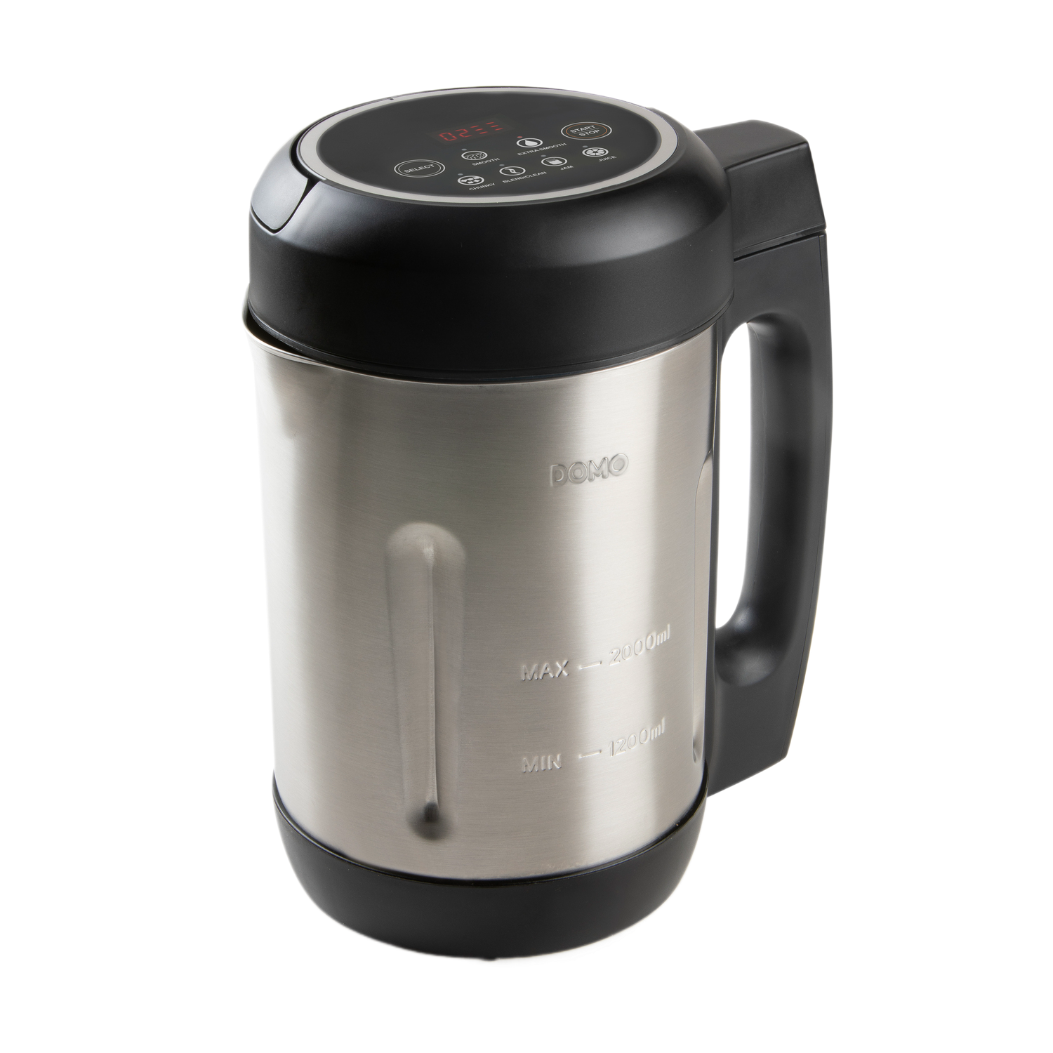 Domo Soepmaker - 2 L 6 Programma's Blender Zwart/roestvrijstaal