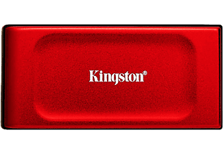 KINGSTON XS1000 hordozható SSD, 1TB, USB 3.2 Gen2, 1050/1000 MB/s, piros (SXS1000R/1000G)