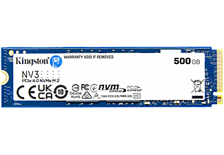 KINGSTON NV3 belső M.2 2280 NVMe PCIe 4.0x4 SSD meghajtó, 6000/5000 MB/S, 500GB (SNV3S/500G)