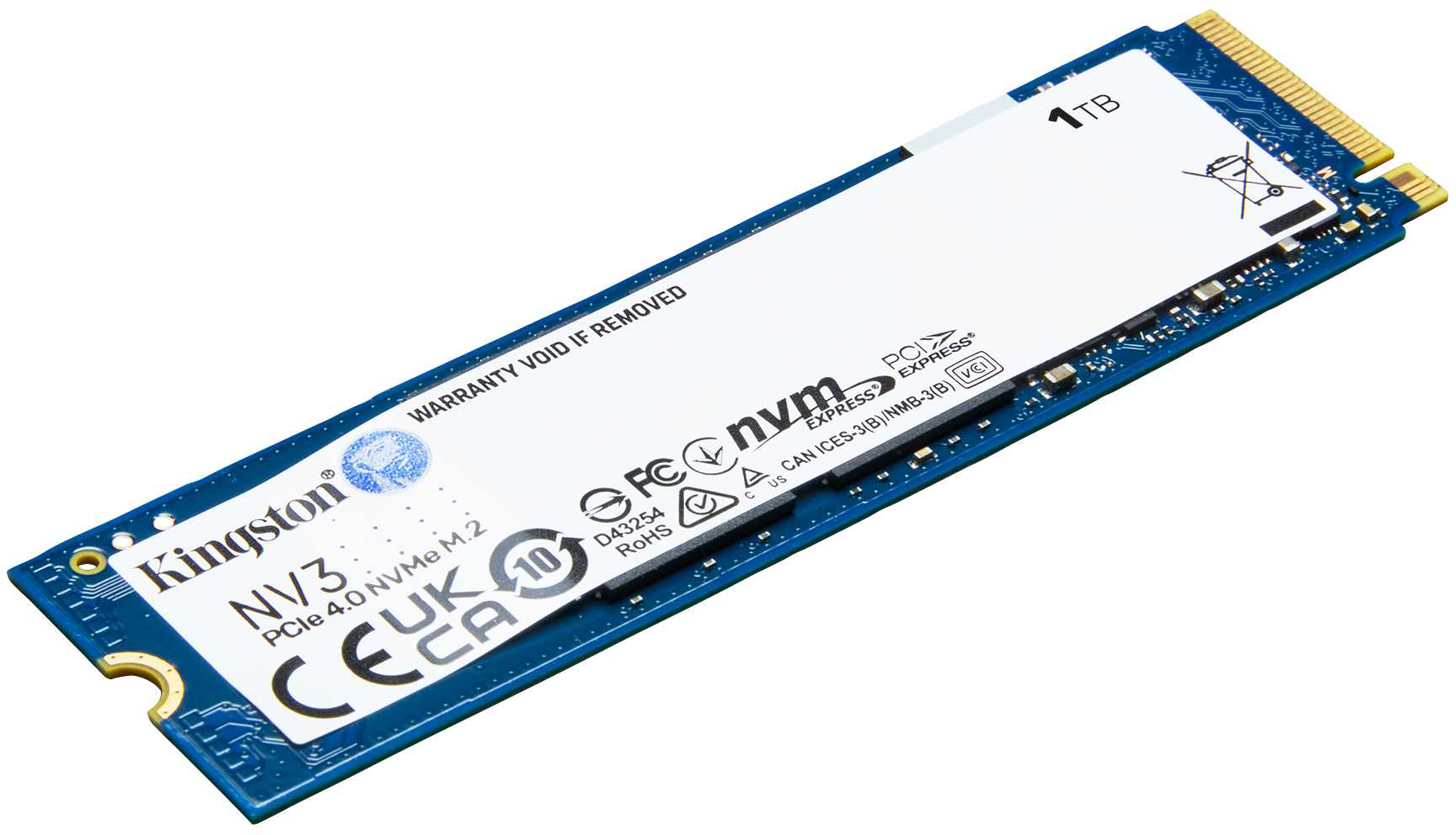 KINGSTON NV3 belső M.2 2280 NVMe PCIe 4.0x4 SSD meghajtó, 6000