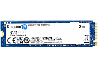 KINGSTON NV3 belső M.2 2280 NVMe PCIe 4.0x4 SSD meghajtó, 6000/5000 MB/S, 2000GB (SNV3S/2000G)