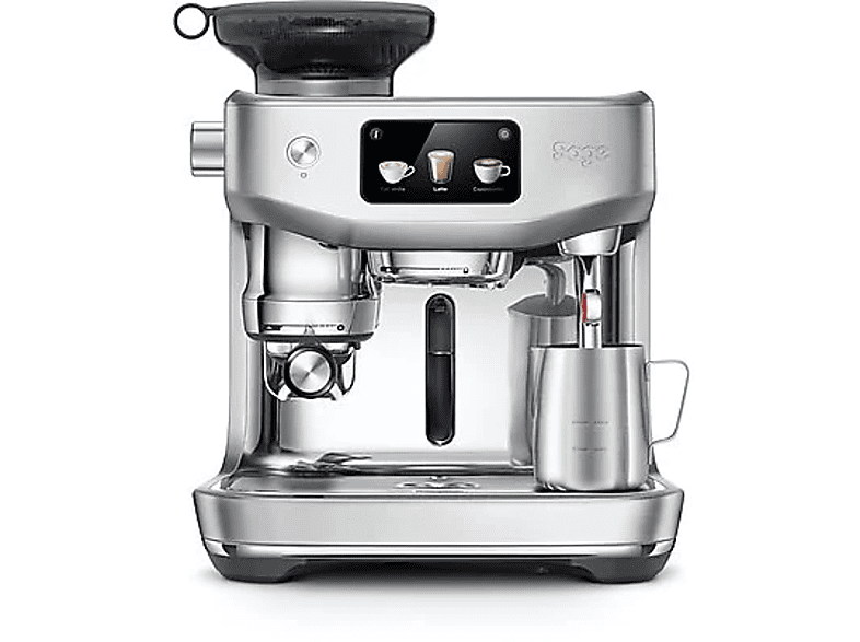 Sage SES985BSS4EEU1 the Oracle Jet Siebträgermaschine (Brushed Stainless Steel, Kegelmahlwerk, 1600 Watt, 9 bar)