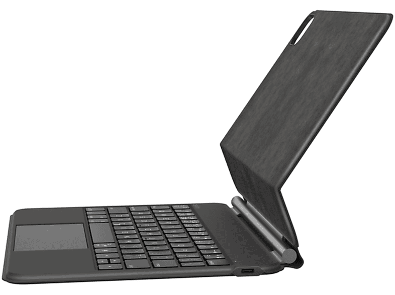 IVEOPPE Toetsenbordhoes Voor IPad Air 13 2024 (M2) – Magnetisch Afneembaar Bluetooth QWERTZ-toetsenbord + Hoes + Penhouder In Babyblauw