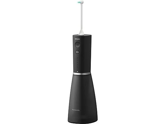 Schwarz-weißer Wasserflosser, isoliert auf weißer Oberfläche.