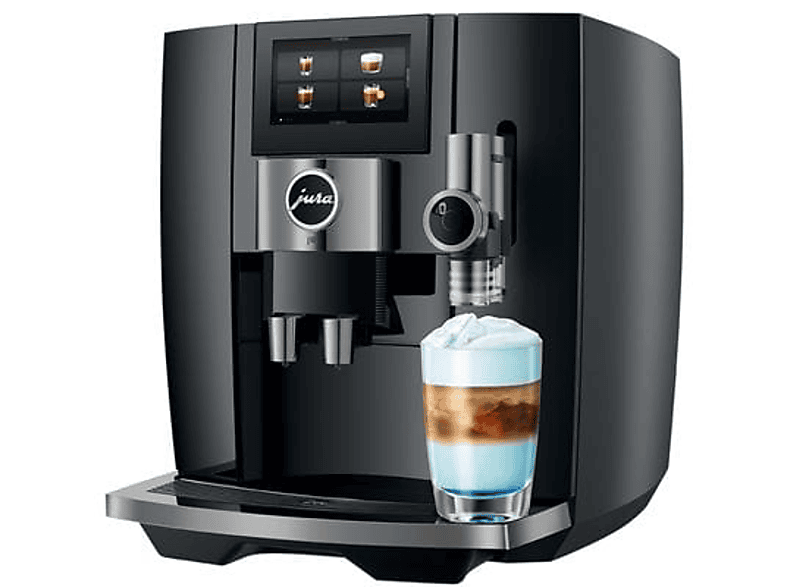 Jura 15562 J10 Kaffeevollautomat (Piano Black, P.A.G.2+, 15 bar)