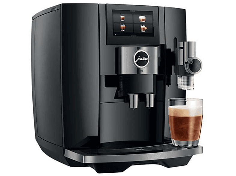 Jura 15562 J10 Kaffeevollautomat (Piano Black, P.A.G.2+, 15 bar) — Foto 2 von 5