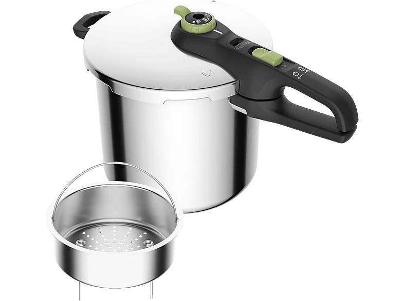 Tefal P2584402 Secure Trendy 8l Schnellkochtopf mit Korb