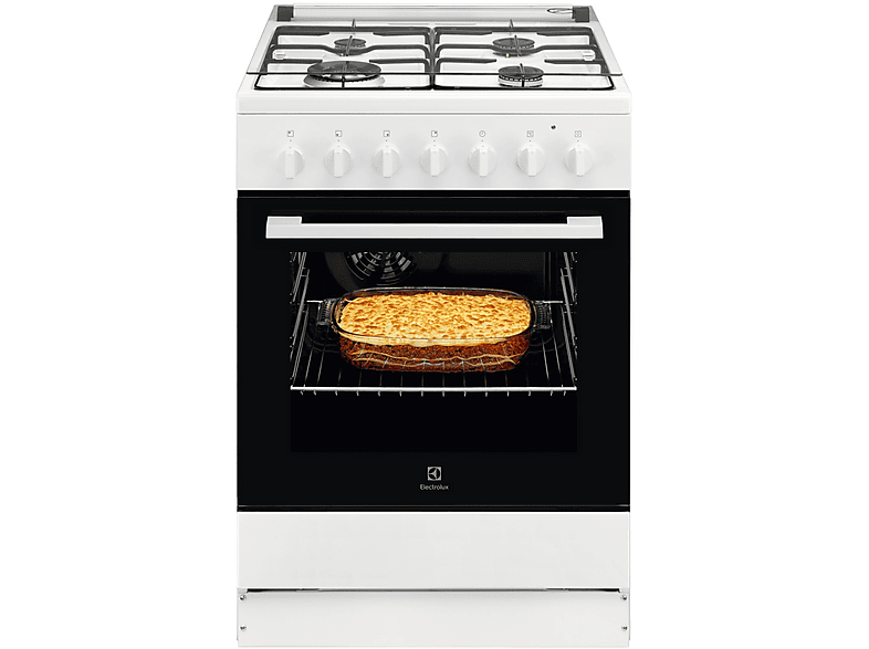 Electrolux Cucina Lkk620010W, Piano cottura a gas, zone 4, classe A