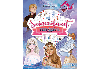 Kolibri Gyerekkönyvkiadó - Színezőfüzet tetkókkal - Disney Jégvarázs II.