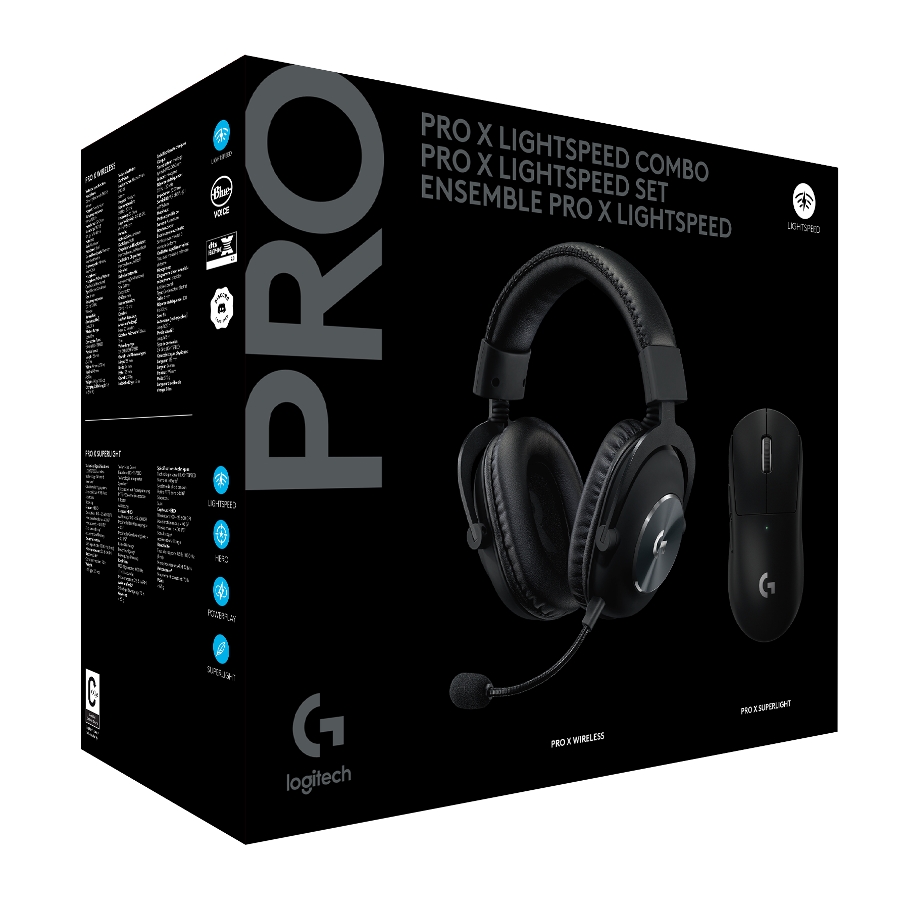 Gamer Logitech Cascos Logitech G Pro X Auriculares Gaming Logitech