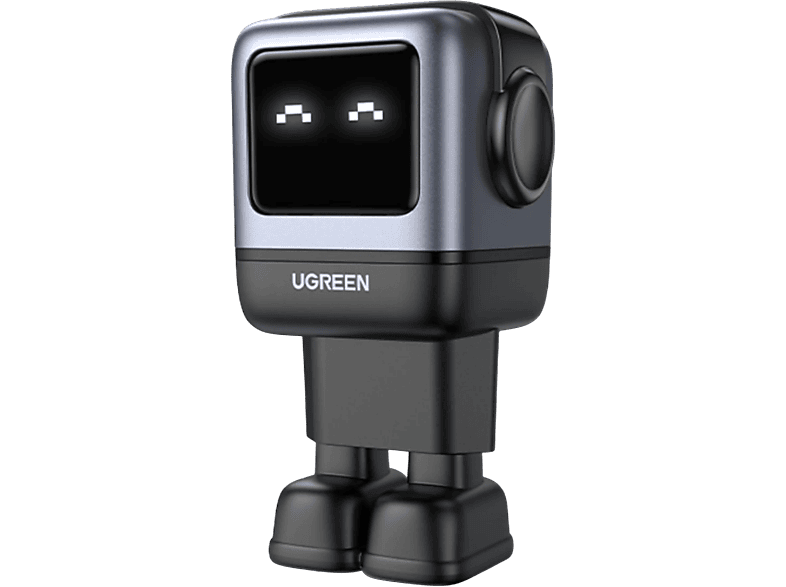 UGREEN Nexode RG 65W Robot GaN Hızlı Şarj Cihazı 2xUSB-C, 1xUSB-A Gri