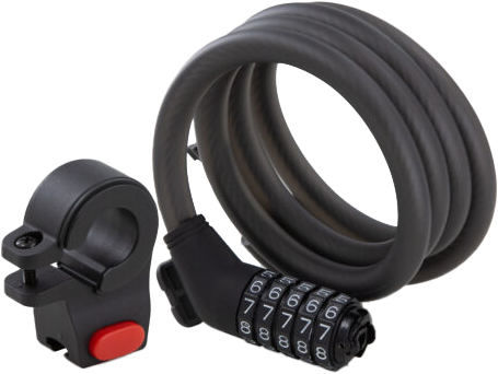 SEGWAY-NINEBOT Ninebot Kickscooter Jelszózár, 5 számjegyű kód, sodrott acél lopásgátló (AC.00.00.03.0027)