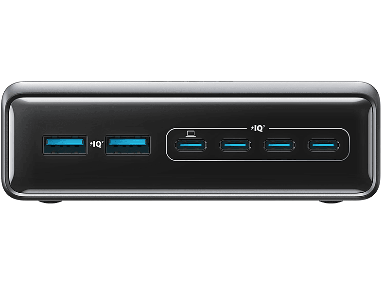 Anker Prime Ladegerät, 200W, 6 Ports, GaN, Silber; GaN Ladegerät — Foto 5 von 5