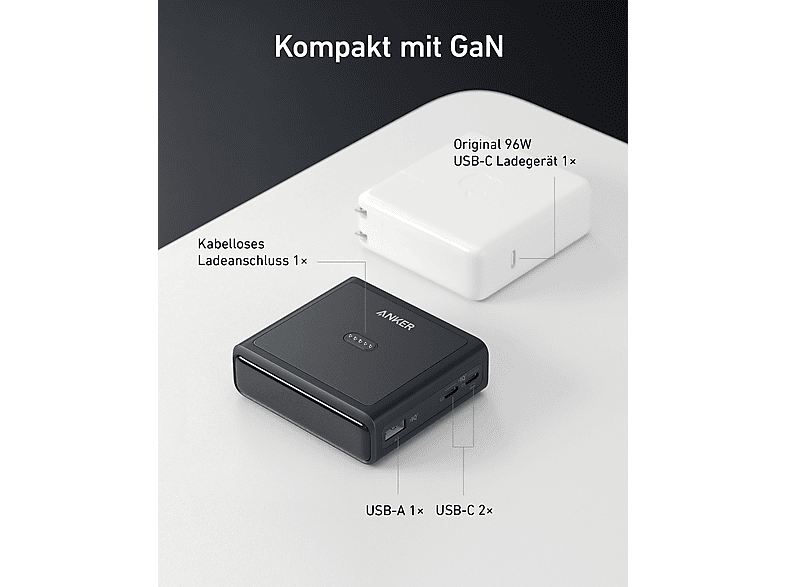 Anker 100W Ladestation für Anker Prime Powerbank, Schwarz — Foto 5 von 5