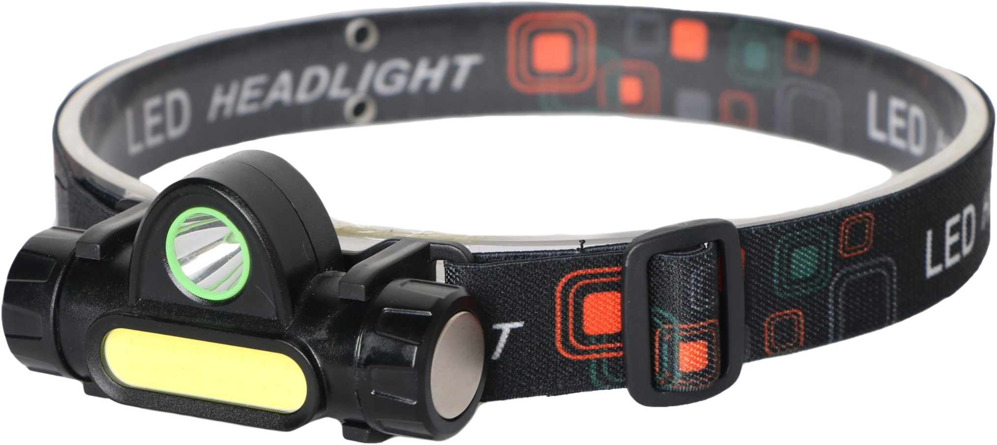 ENTAC Fejlámpa, beépített akkumulátorral (EHL-3W-180R)