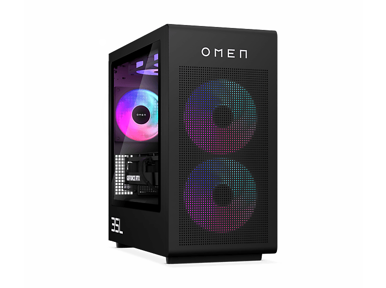 HP Omen 35L Gaming Desktop GT16-0017nb AMD Ryzen 7 8700G, 32GB RAM, 1TB SSD, GeForce RTX 4070 Ti Super