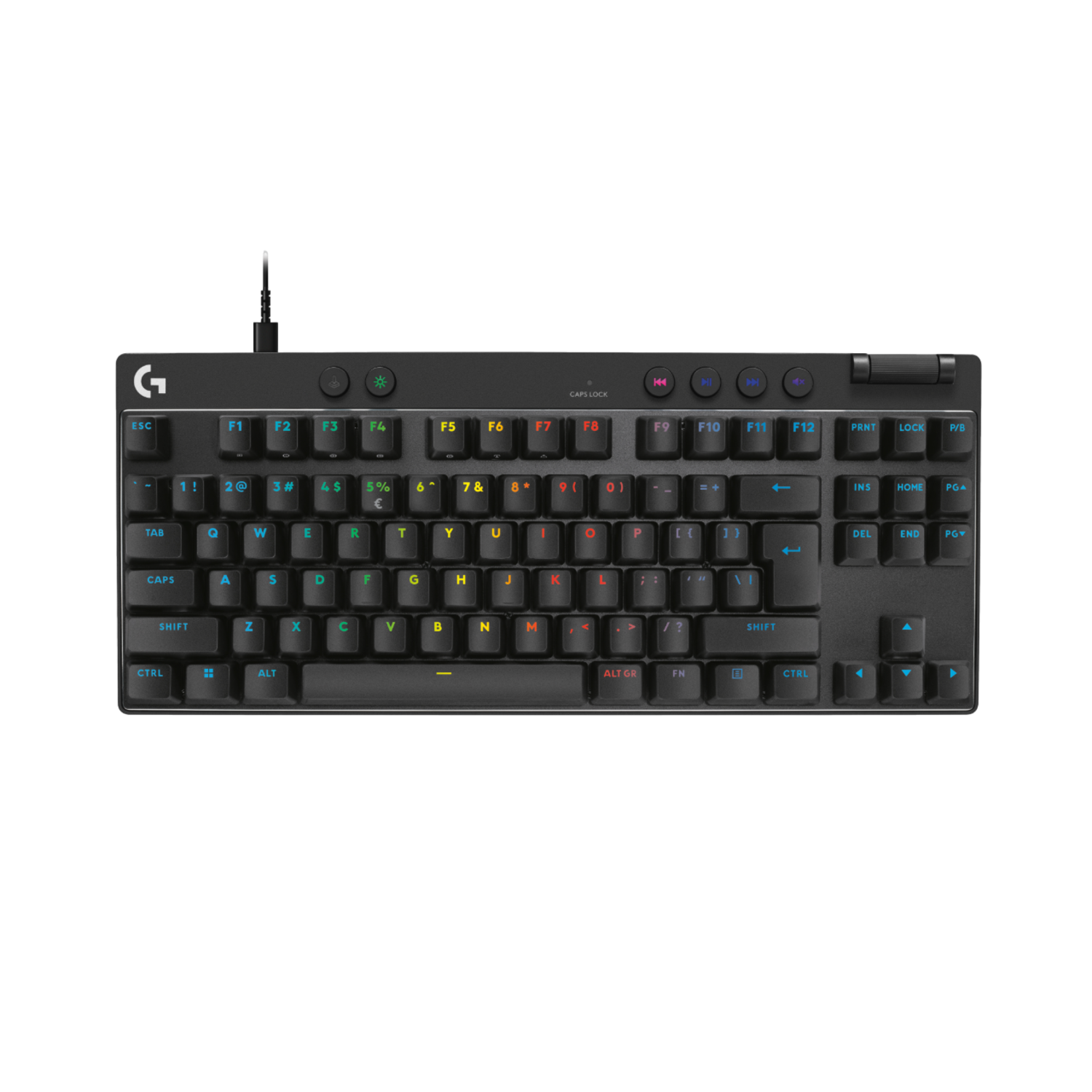 Logitech G Pro X Tkl Rapid Rgb Verlichting Bedraad Gamingtoetsenbord Zwart