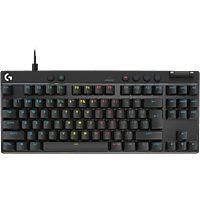 MediaMarkt LOGITECH G PRO X TKL Rapid RGB Verlichting Bedraad Gamingtoetsenbord Zwart aanbieding