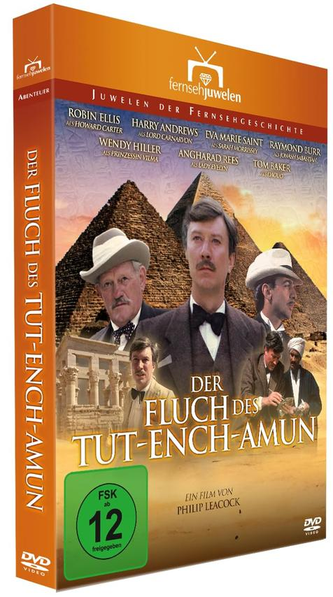 DVD-Box eines Films. Das Cover zeigt Schauspieler in einer Pyramidenkulisse.