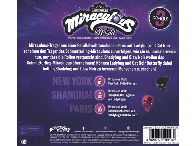 Miraculous - Hörspiel-Box zu den TV-Specials [CD]