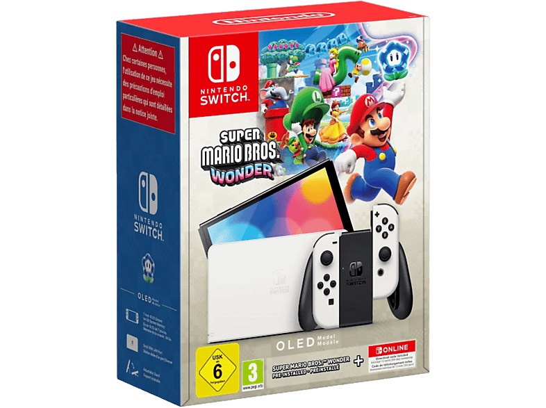 Konsola NINTENDO Switch OLED + Super Mario Bros. Wonder