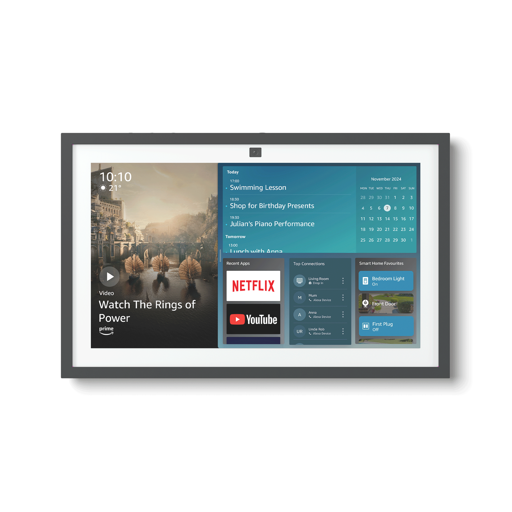 AMAZON Echo Show 15 (2024) mit integriertem Fire TV und Alexa