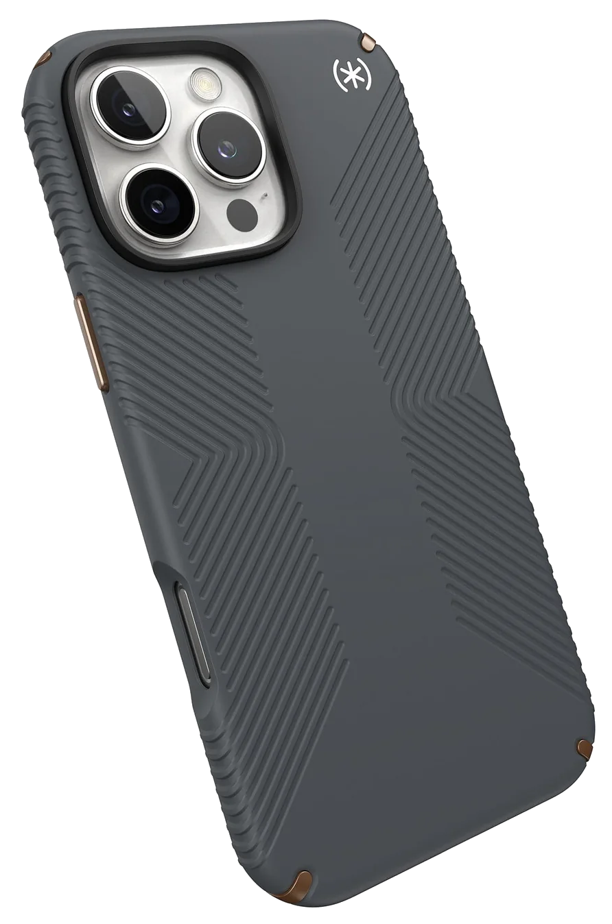 SPECK PRESIDIO2 GRIP iPhone 16 Pro Max tok, fekete/palaszürke (150776-3205)