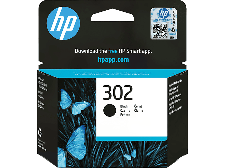 Cartucho de tinta HP302 negro