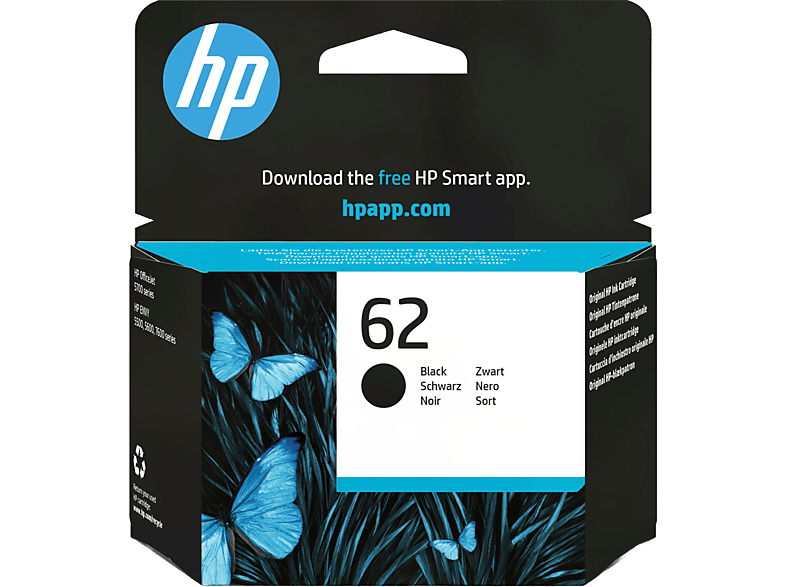 HP 62, Negro, C2P04AE