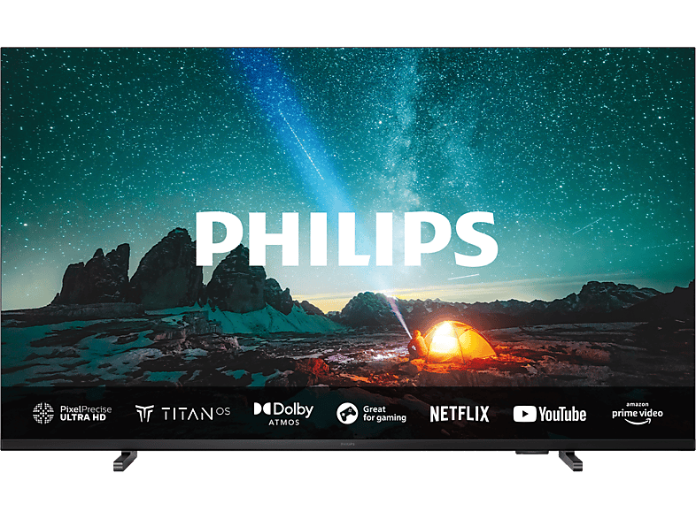 REACONDICIONADO Seminuevo Muy bueno TV LED 43" - Philips 43PUS7609, UHD 4K, Pixel Plus HD, Smart TV, DVB-T2 (H.265), Dolby Atmos, Titan OS, Antracita