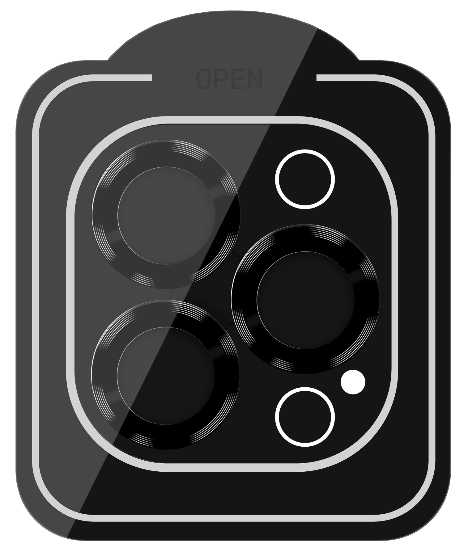 ISY ICP 1007 iPhone 16 Pro / Max kamera védő fólia (2V210689)