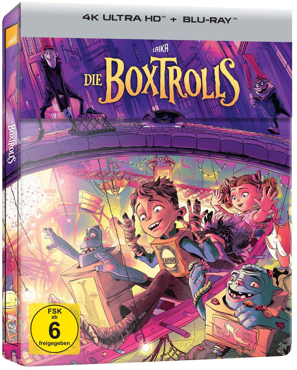 Ein Filmcover mit Zeichentrickfiguren und Text auf Deutsch.