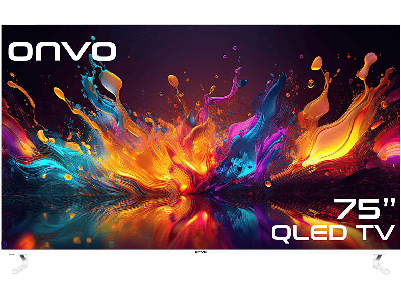 ONVO 75OVF9000UQ 75" 190 Ekran Uydu Alıcılı 4K Ultra HD Google Smart QLED TV