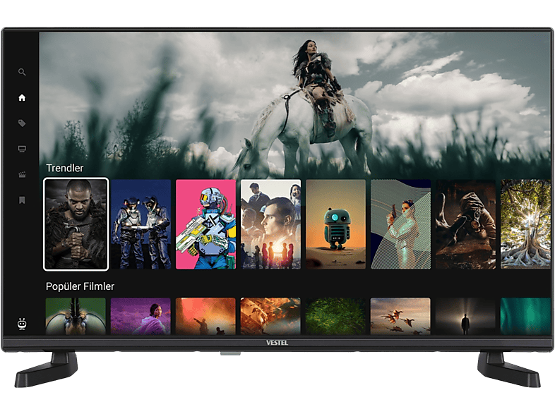 VESTEL 32HT9740 32" 80 Ekran Uydu Alıcılı HD Ready Smart LED TV