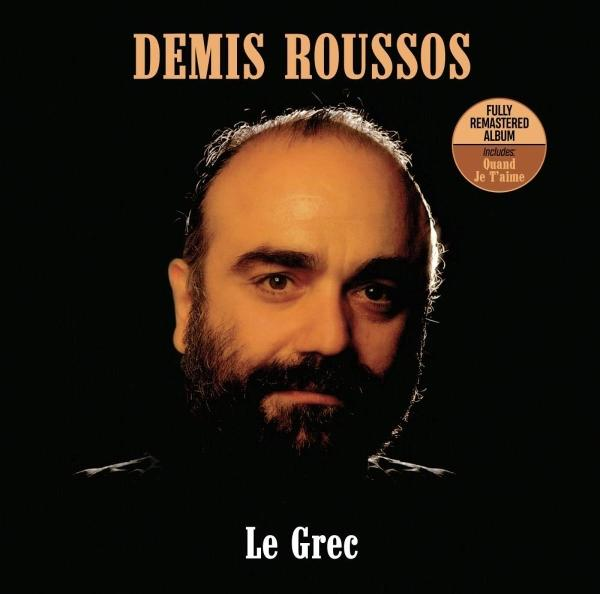 Albumcover für Demis Roussos, Le Grec. Zeigt ein Porträt des Sängers.
