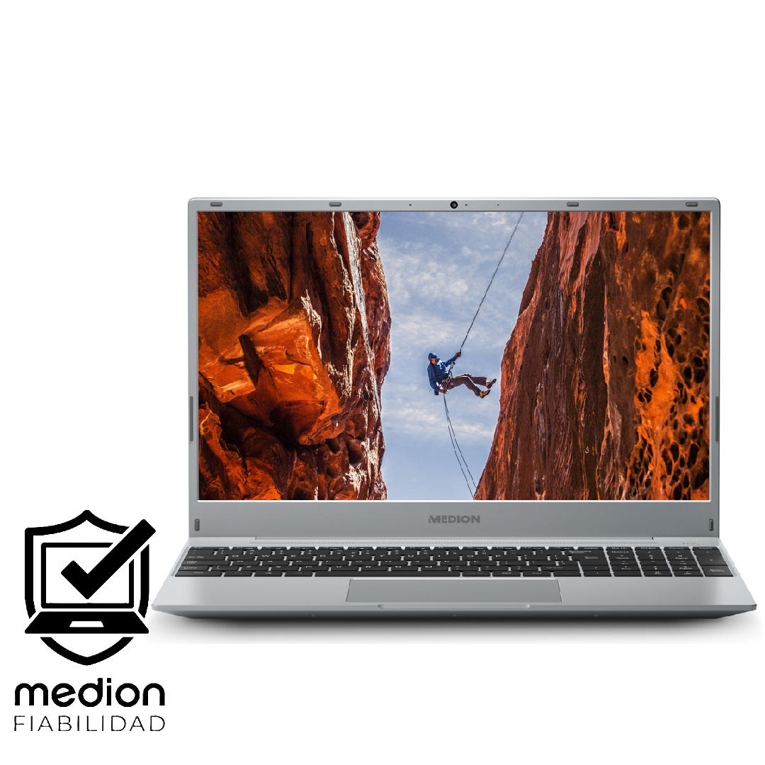 Portátil - Medion Akoya MD62429, 15.6" Full-HD, AMD Ryzen™ 7 3700U, 8GB RAM, 512 GB SSD, Radeon™ RX Vega 10, Windows 11 Home