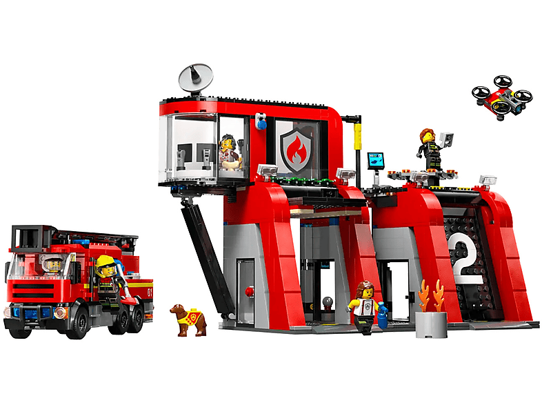 Costruzioni Lego Caserma Pompieri Autopom