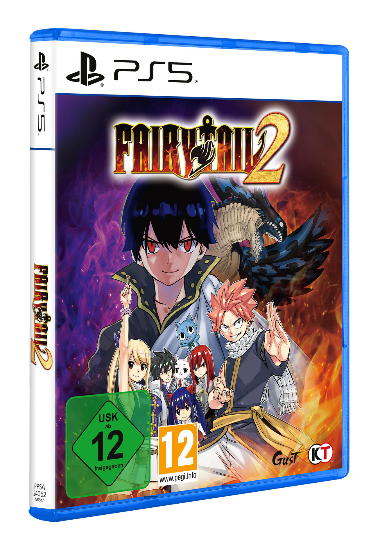 Ein PS5-Spiel-Case mit einer bunten Anime-Illustration.