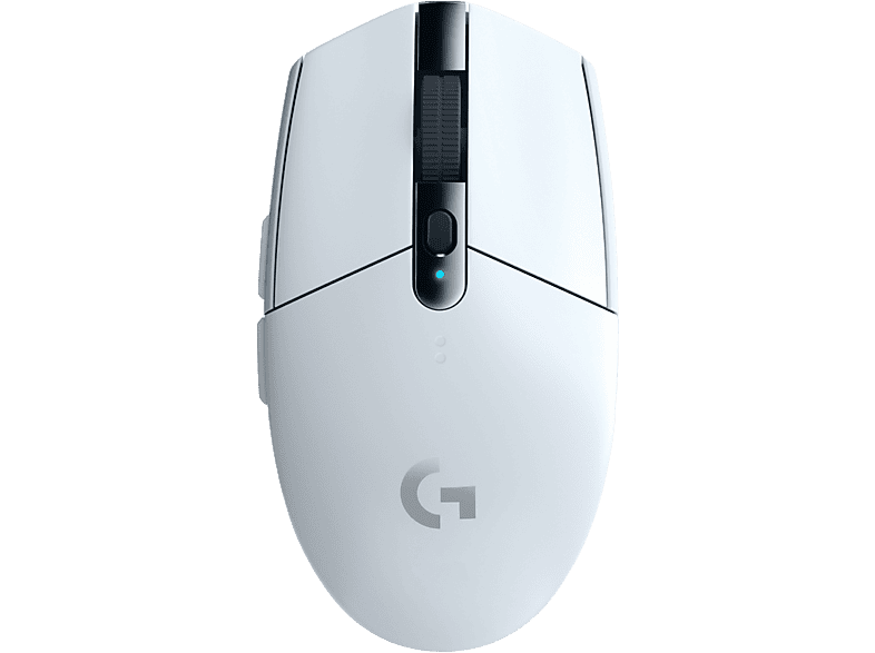 Ratón gaming - Logitech G G305, Lightspeed, Inalámbrico, 12.000 dpi, Sensor Hero, Velocidad respuesta 1 MS, Botones programables, 250h batería, Blanco