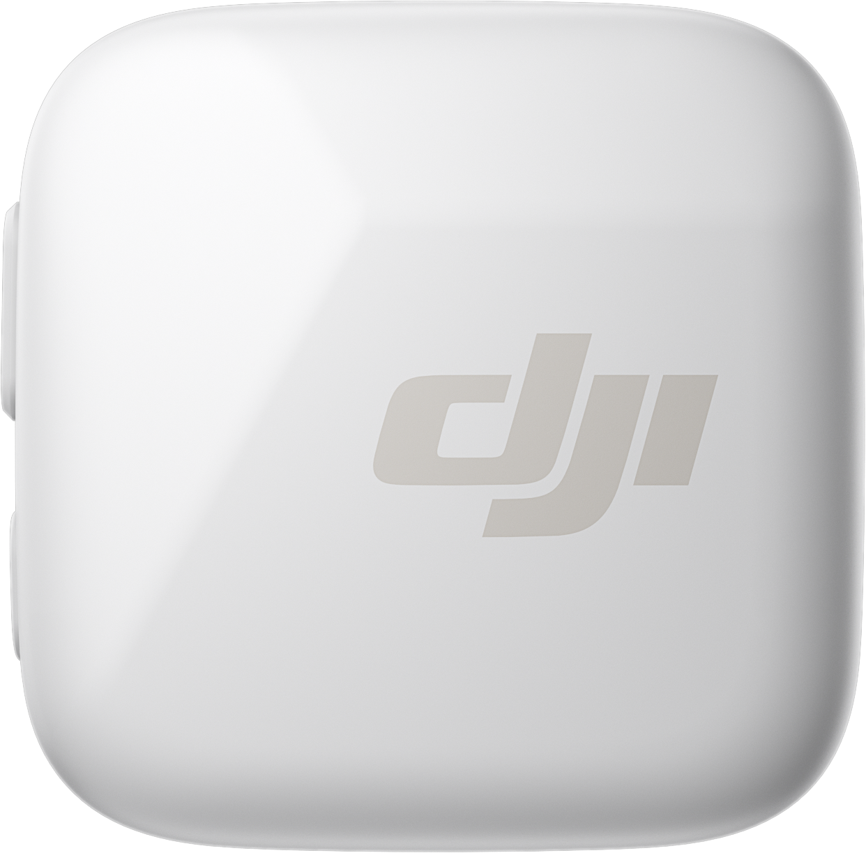 Un accessoire de drone DJI blanc avec le logo DJI sur le dessus.