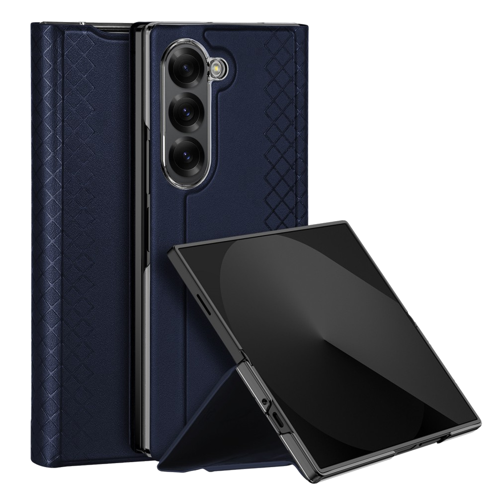 CASE AND PRO Galaxy Fold 6 kinyithatós tok, sötétkék (EXC-FOLD6-BL)