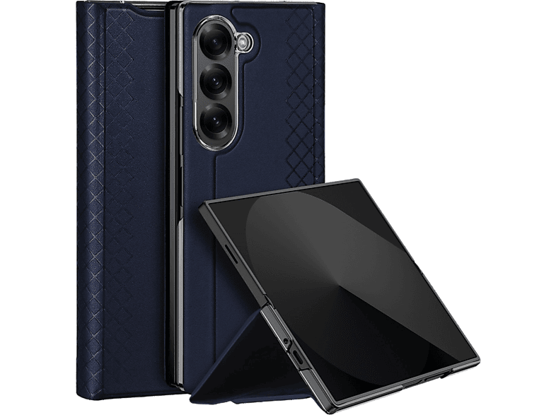 CASE AND PRO Galaxy Fold 6 kinyithatós tok, sötétkék (EXC-FOLD6-BL)