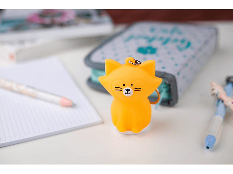 Silikonowy świecący breloczek INNOGIO kotek GIO keyrings Cat GIO-151 – zdjęcie 3