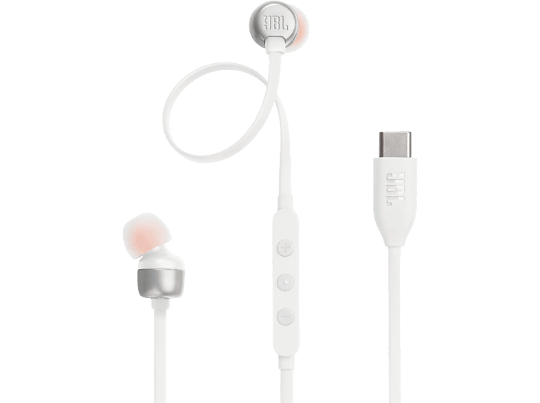 JBL Oortjes Tune 310c In-ear Wired Usb-c White