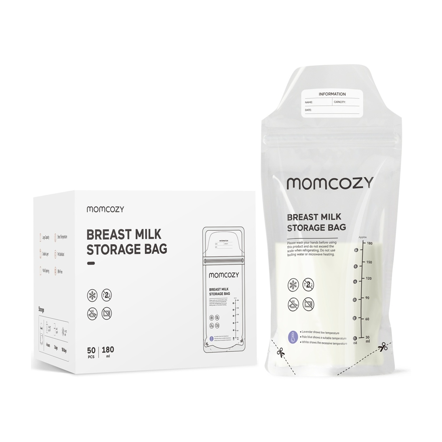 Borsa momcozy Sacche Latte 50 PZ