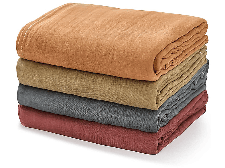Coperta in mussola momcozy, 4 pacchetti momcozy MuslinSwaddle Blankets